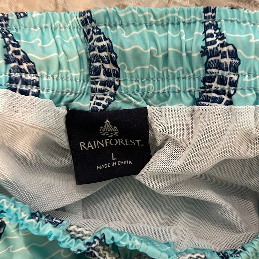 Rainforest men’s size large bathing suit